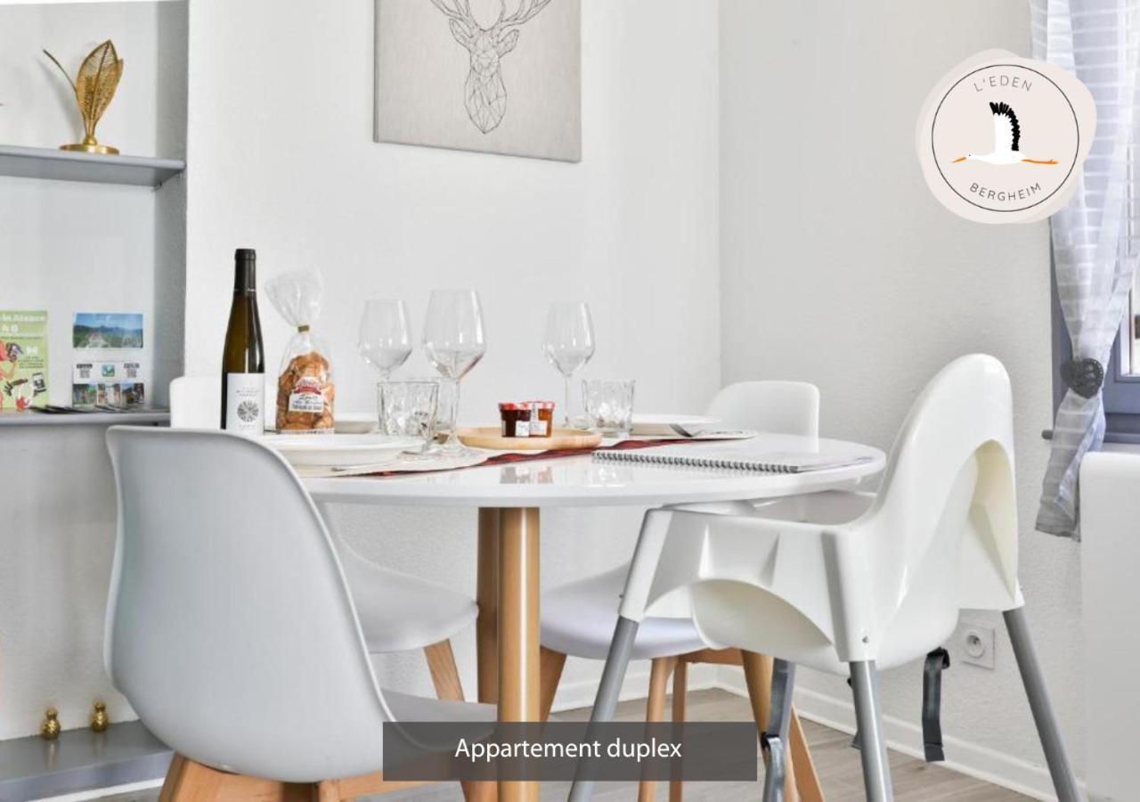 Appartements Duplex 3 Et 4 Personnes - Climatisation - Village Elu Parmi Les "Plus Beaux Villages De France" - Route Des Vins - Centre Alsace Bergheim Exterior foto