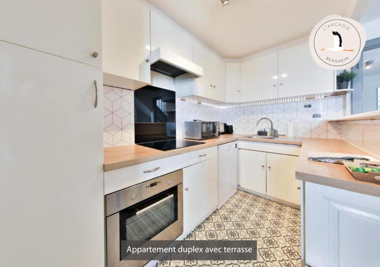 Appartements Duplex 3 Et 4 Personnes - Climatisation - Village Elu Parmi Les "Plus Beaux Villages De France" - Route Des Vins - Centre Alsace Bergheim Exterior foto