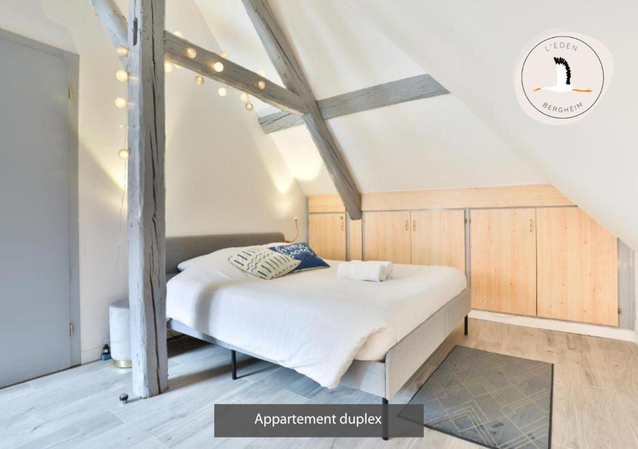 Appartements Duplex 3 Et 4 Personnes - Climatisation - Village Elu Parmi Les "Plus Beaux Villages De France" - Route Des Vins - Centre Alsace Bergheim Exterior foto